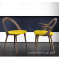 Modern gestoffeerd hotelrestaurant Wood Ester Dining Chair